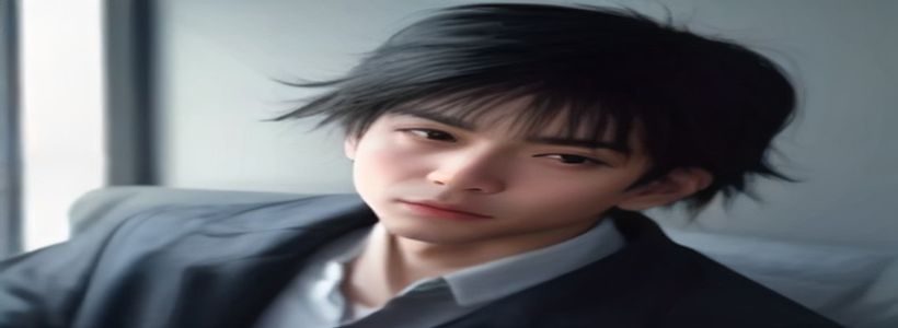 玄幻耽美漫画仙门问道宗门场景，两位穿着仙侠长袍的男主角在云雾缭绕的山峰宗门前对视，气势磅礴仙气飘飘